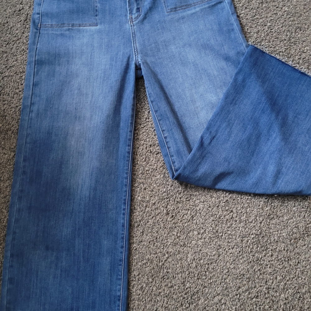 Pink Lily Blue Flare & Wide Leg Jeans